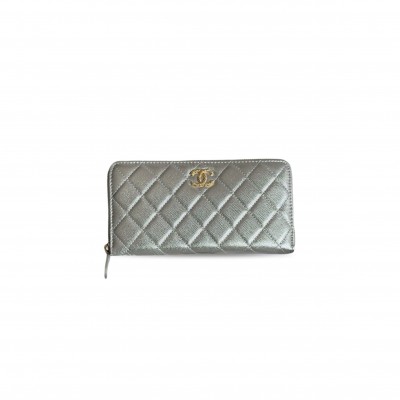 CHANEL CLASSIC LONG ZIPPED WALLET CAVIAR AP5077 (19*10*3cm) 